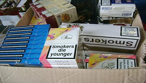 Отново задържаха контрабандни цигари на Лесово